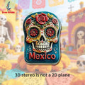 1PC Mexican Day of the Dead Flowers Skeleton