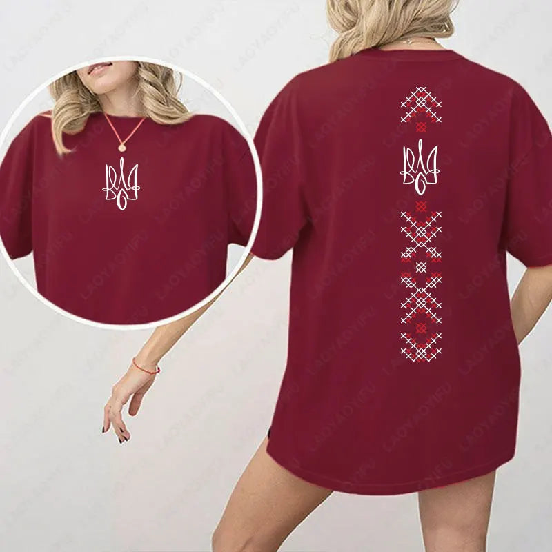 Ukraine Flag Shirt Symbol Tryzub