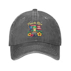 Hispanic Heritage Month Puerto Rico Coqui Frog Taino Symbol Baseball Cap
