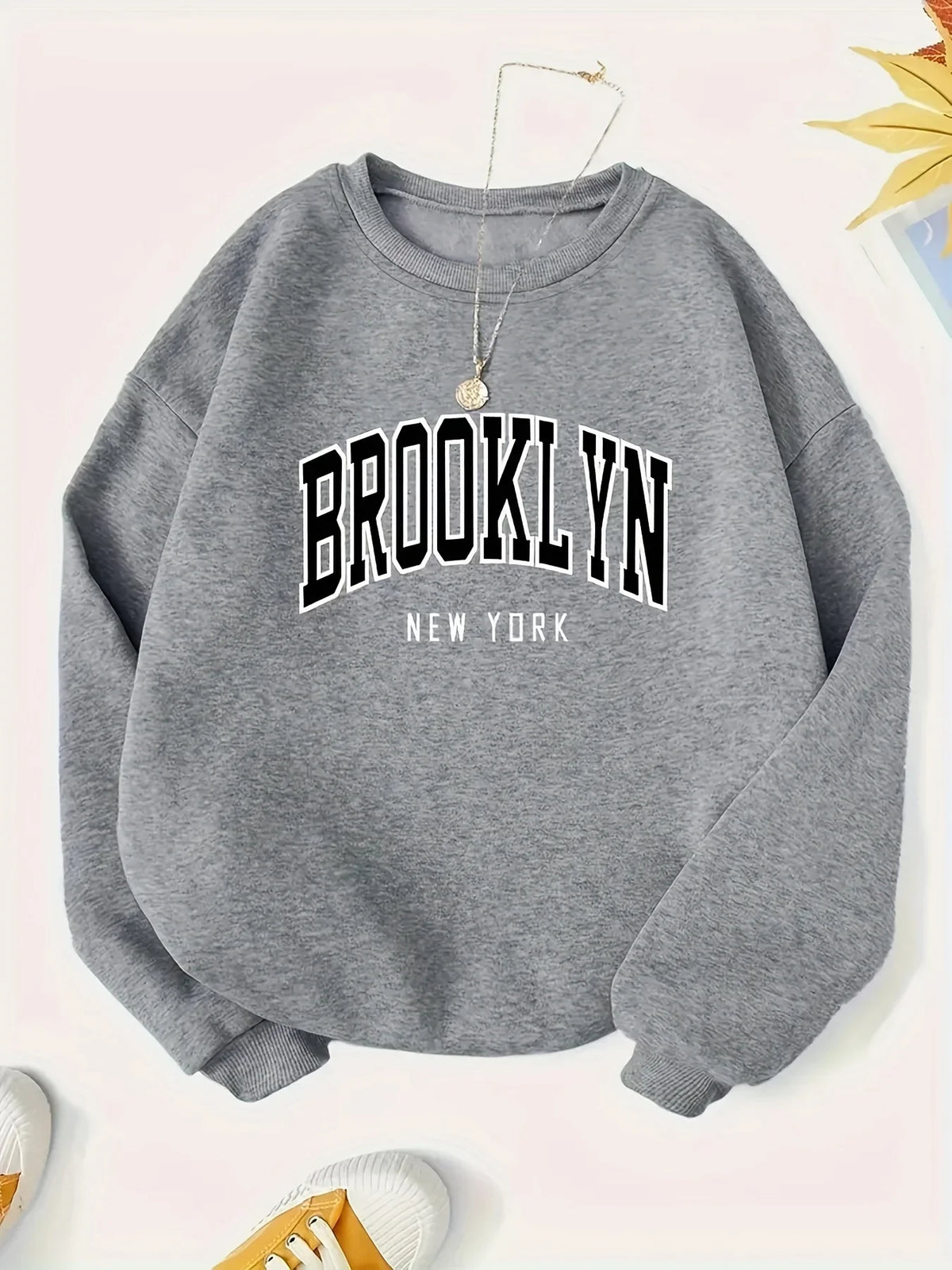 Brooklyn Print Sweatshirt
