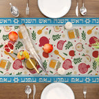 Rosh Hashanah Holiday Party Kitchen Dining Table Decor