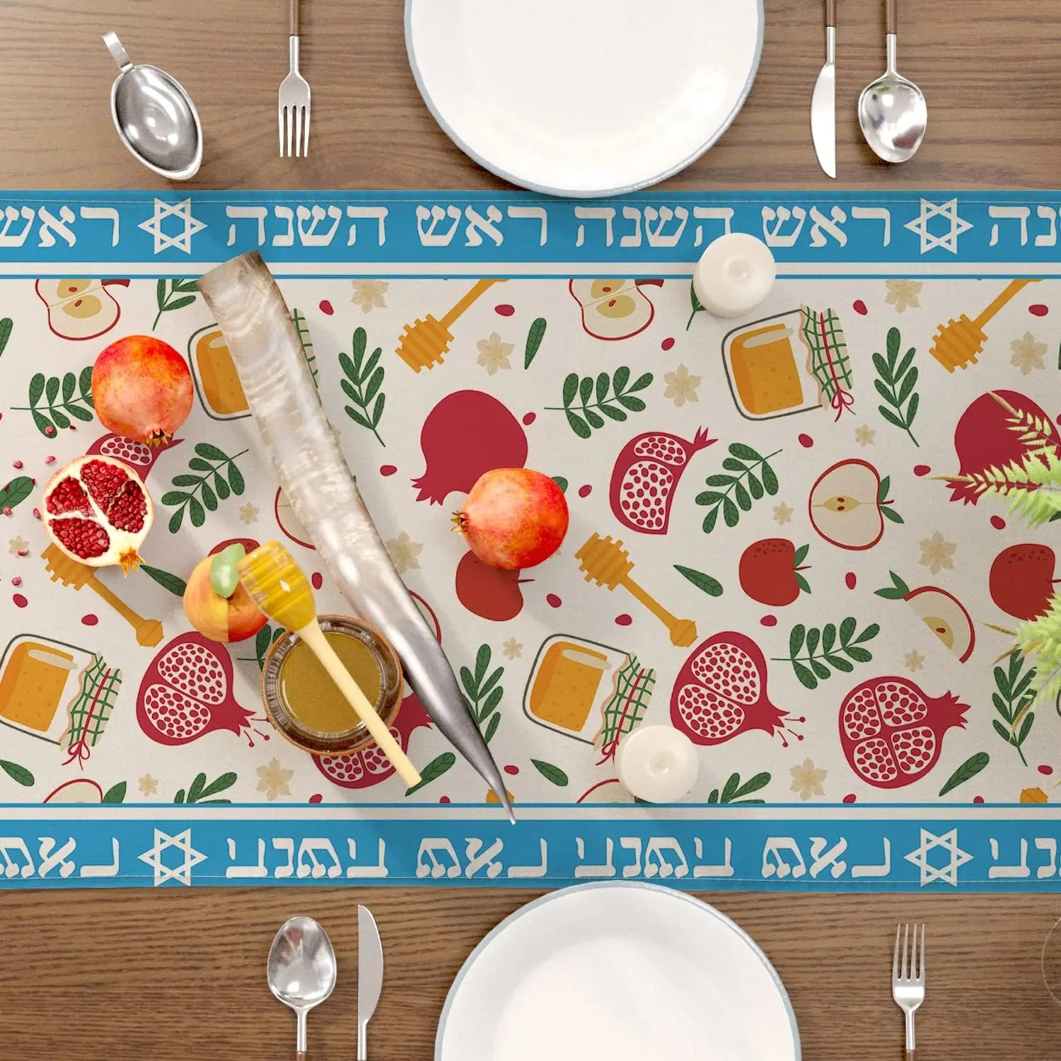 Rosh Hashanah Holiday Party Kitchen Dining Table Decor