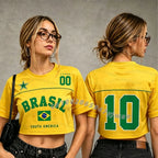 Iraq Cheerleaders Crop Tee
