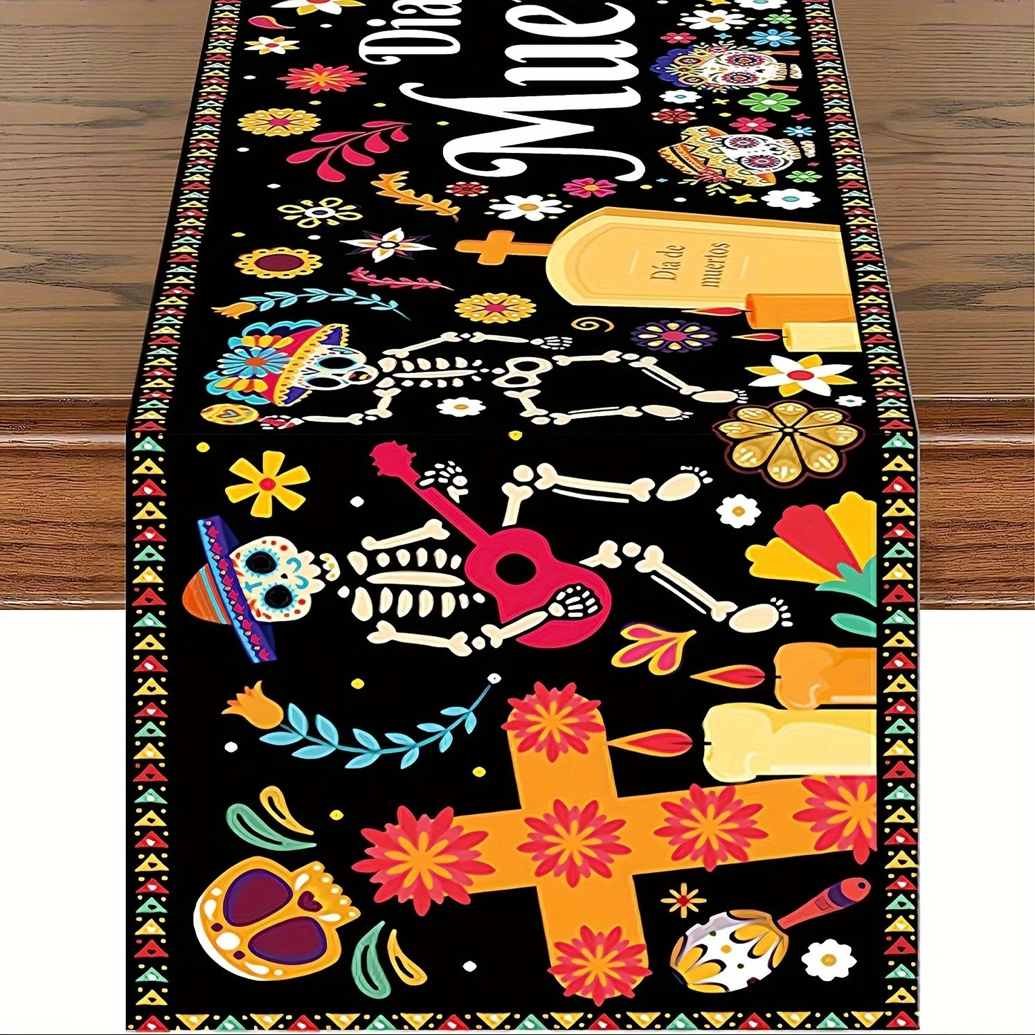1 Piece of Mexican Day of the Dead Themed Table