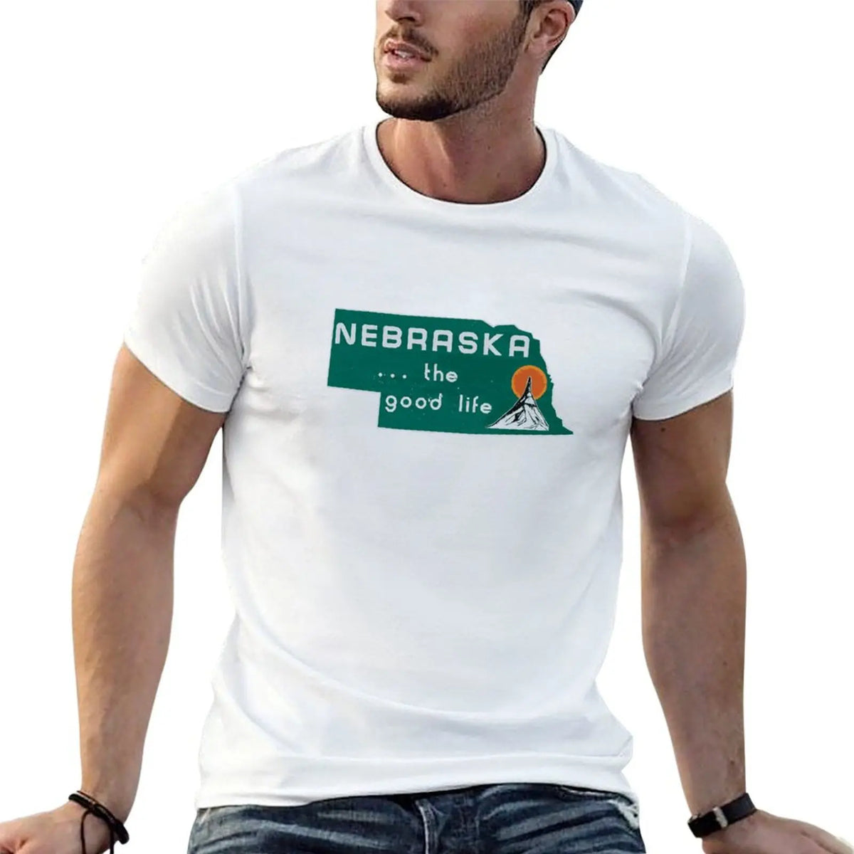 Nebraska sign - T-Shirt
