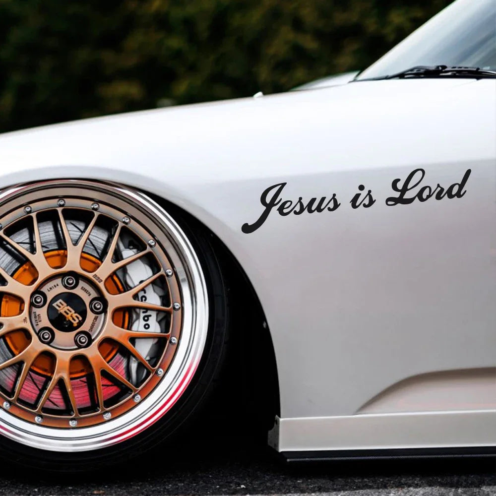 Jesus Is Lord Sticker Car