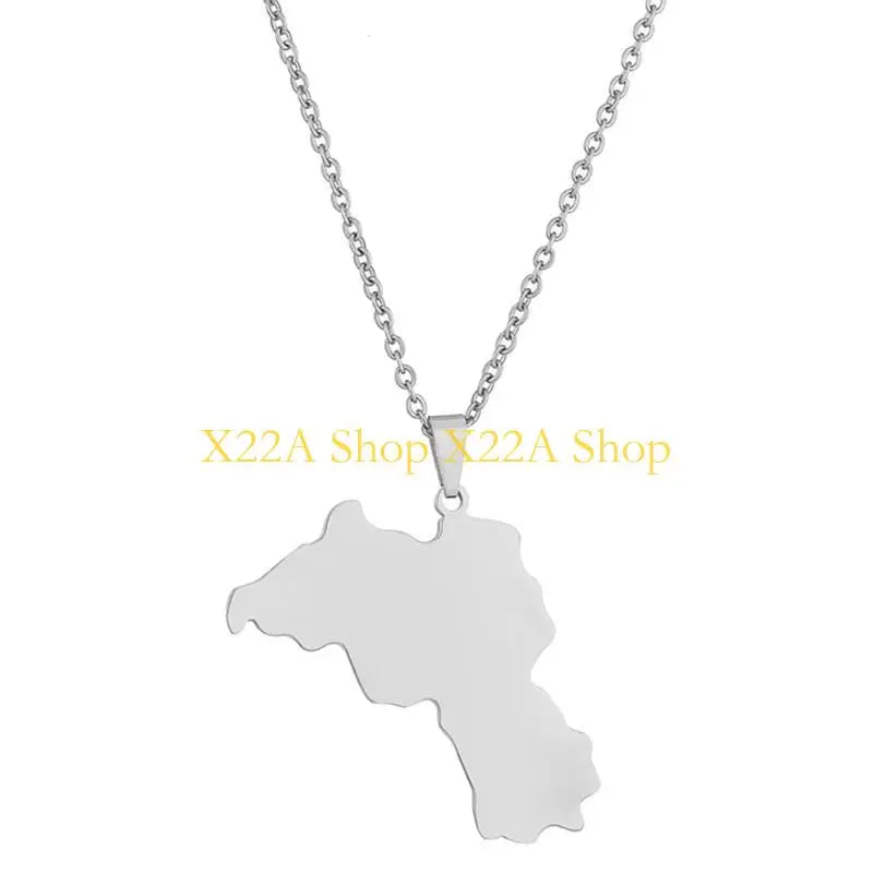 Unique Kurdistan Map Necklace