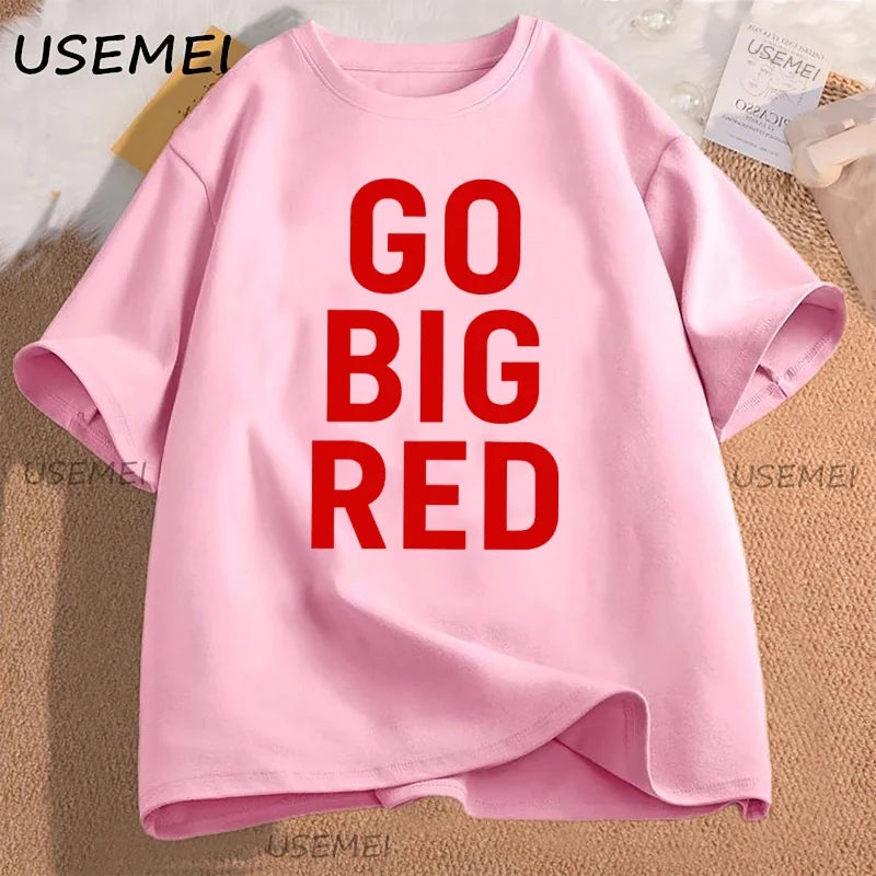 Go Big Red T Shirt Football