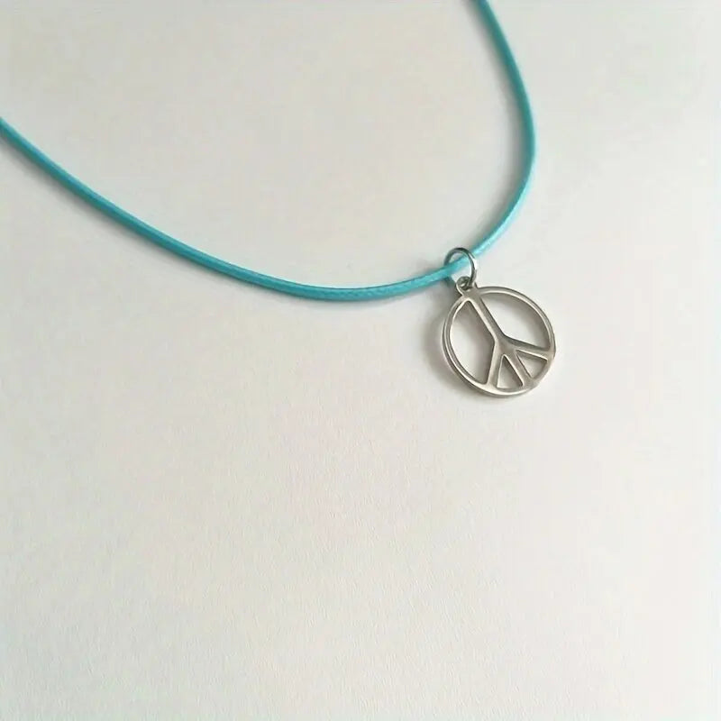 Peace Sign Spiritual pendant necklace