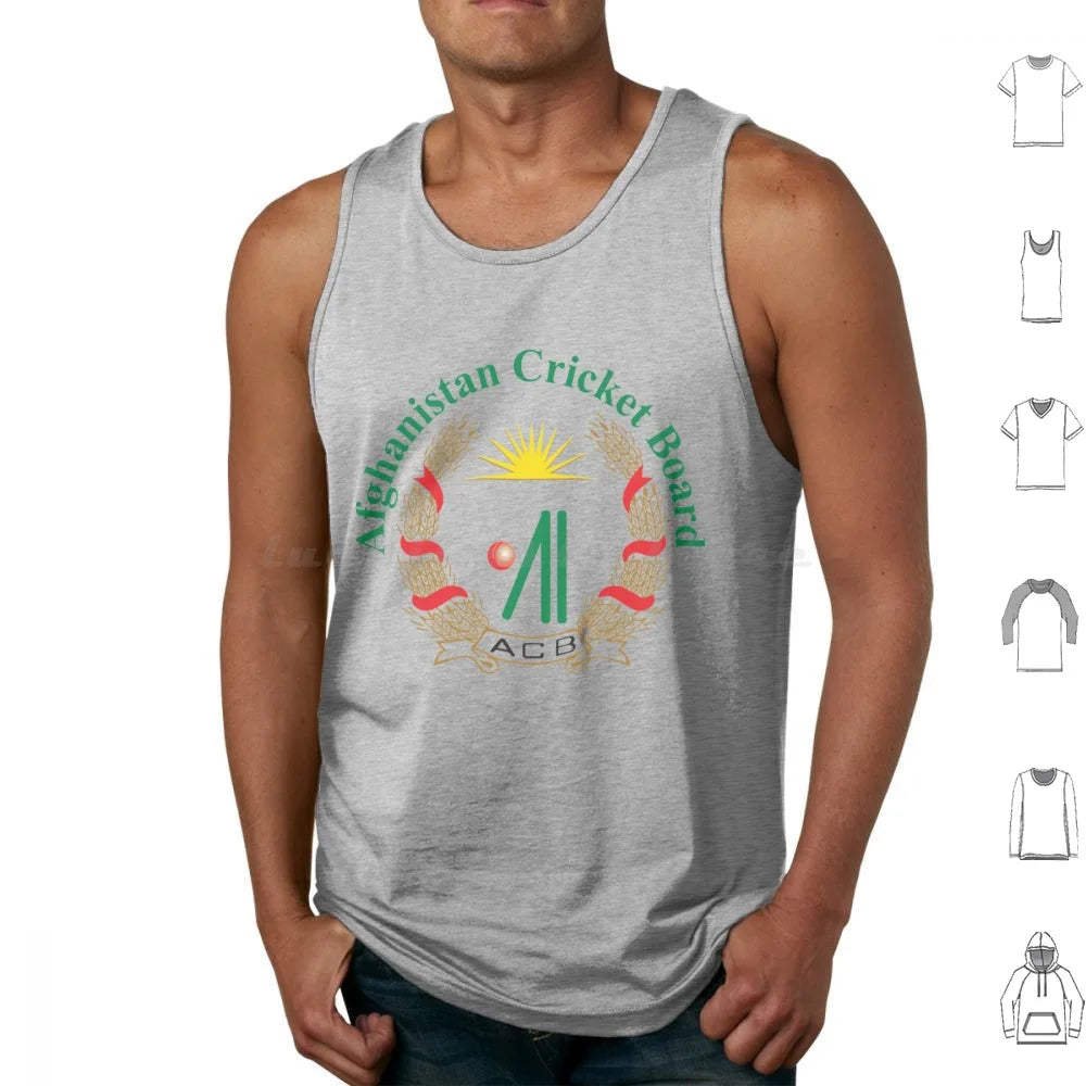 Afghanistan Cricket Tank Tops