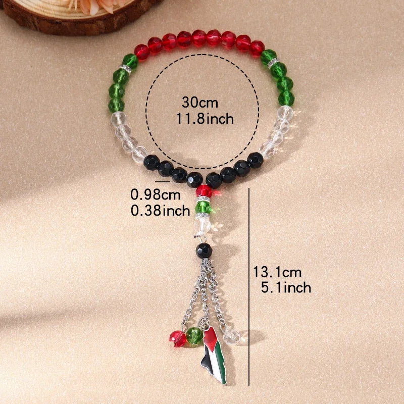 Palestinian Flag Bracelet