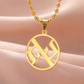 Dawapara Ahava Necklace Love in Hebrew Hanukkah Necklace