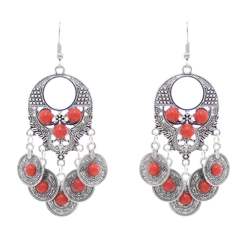 Silver Color Vintage Earrings
