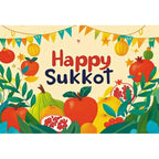 Jewish Collection Festival Rosh Hashanah Hanukkah Party Photo Backdrop