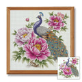 The beautiful peacock Cross Stitch DIY Kit