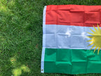 Kurdish Flag Hanging Banner