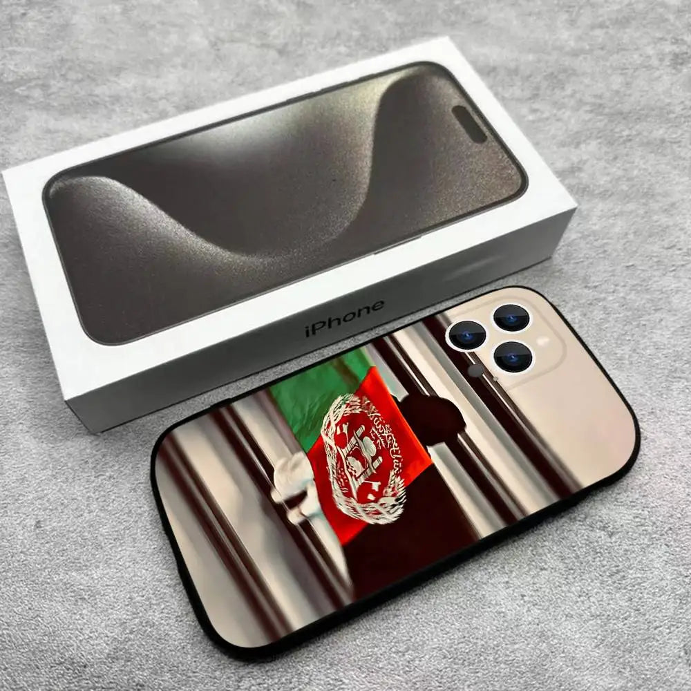Flag of Afghanistan Phone Case For iPhone