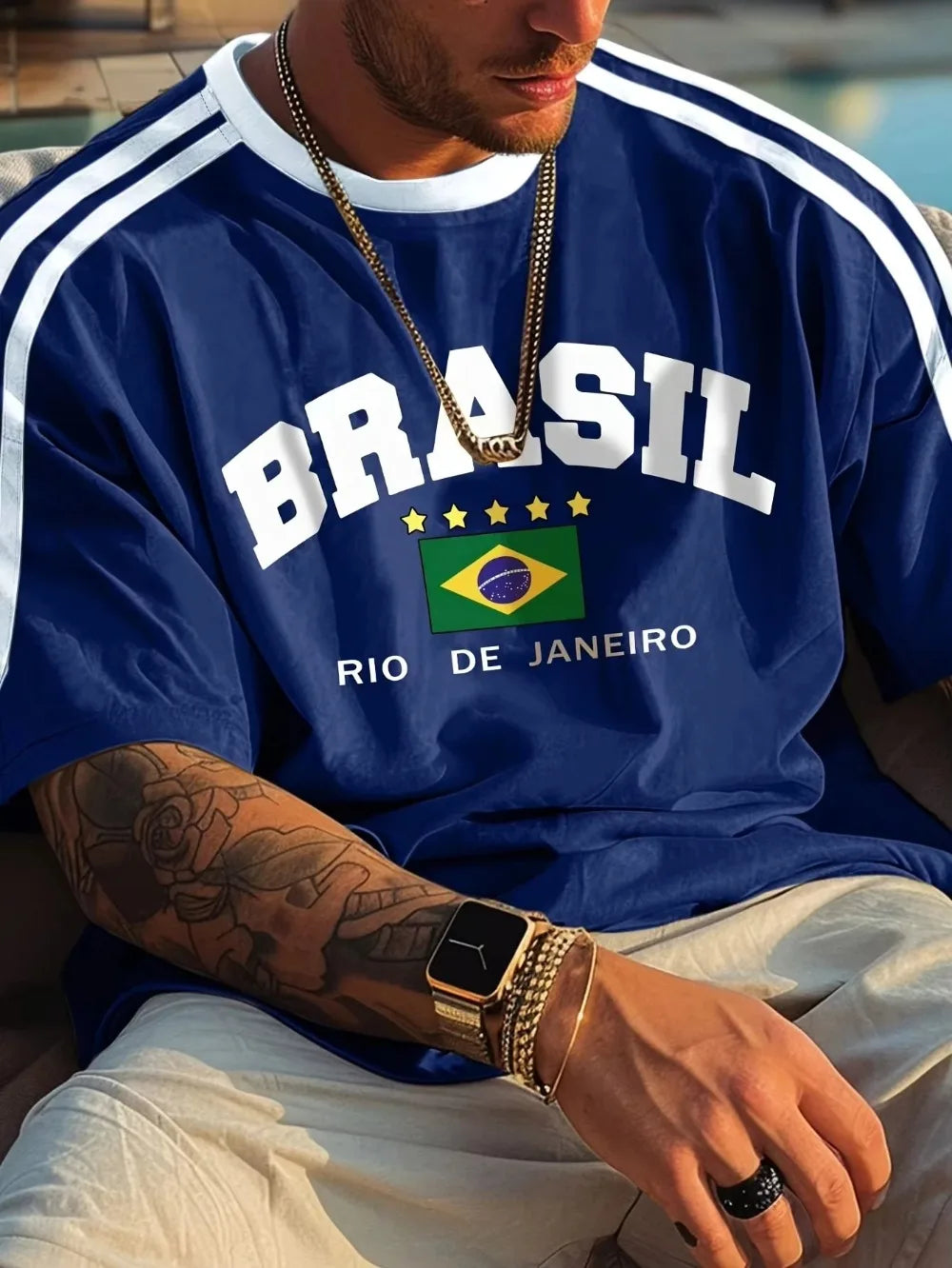 Brazil Rio Flag Tee Shirt