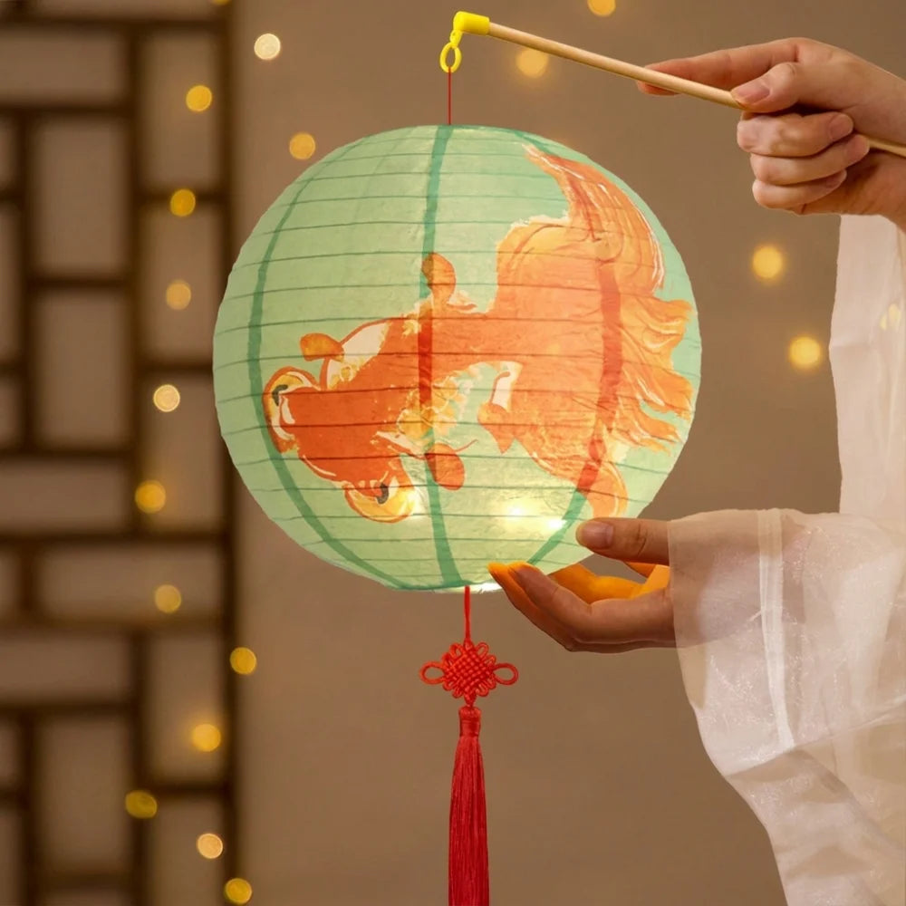 Folding Mid-Autumn Paper Lanterns Luminous Decor