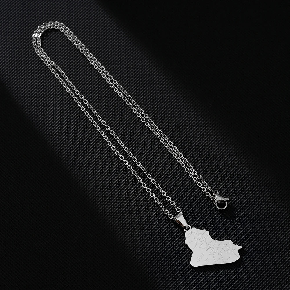 Iraq Map Pendant