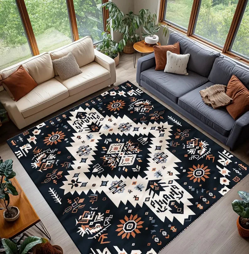 American Native Indian Pattern Carpet Mat Rug Home Decor