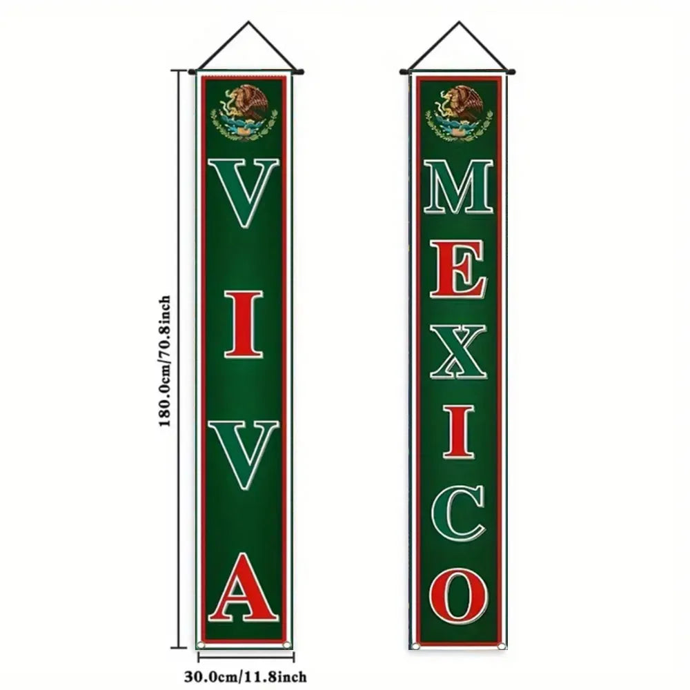 Viva Mexico Independence Day Banner
