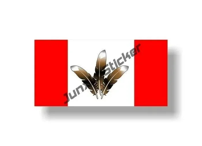 Canada Flag Sticker Maple Leaf Shaped Canadian Love Native Tablet Flag Vinyl Decal Sticker for Cars Laptop Phone Walls Windows