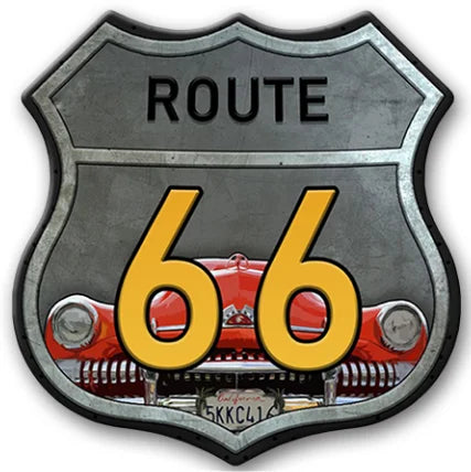 Route 66 America Signs Vintage Metal