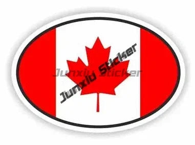 Canada Coat of Arms Emblem Sticker Niagara Falls Canada USA Ottawa Seal Sticker Round Flag Map for Car Laptop Fridge Accessories