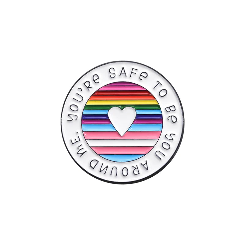 LGBTQ Pride Brooch Enamel Pins
