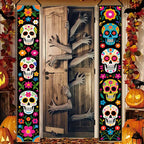 2PCS Mexican Day of The Dead Porch Sign
