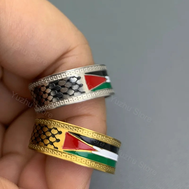 Geometric Kufiya Rings