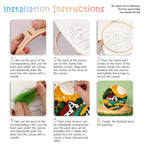 Wool Felting Painting Kit, Peacock