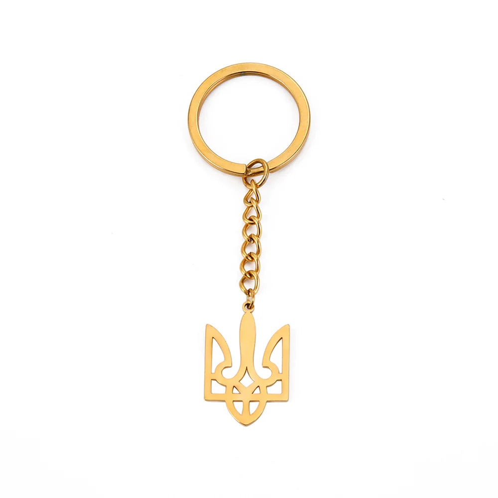 National Symbols Of Ukraine Keychain