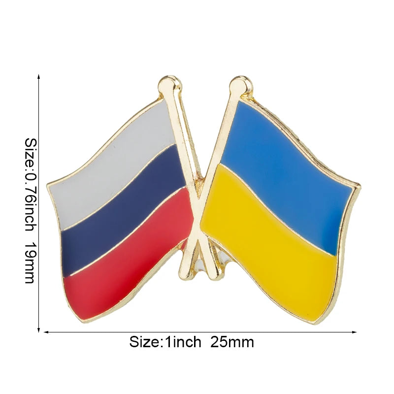 Ukraine Flag Laple Pin Badge