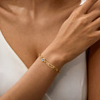 Evil Eye Gold Bracelet