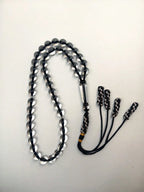 3-Color Yellow/Black/Blue Resin Tasbih