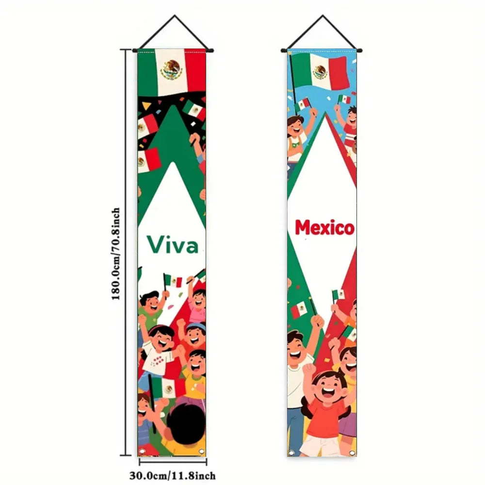 Viva Mexico Independence Day Banner