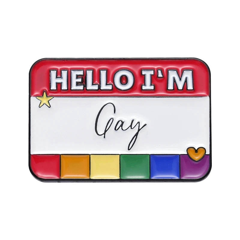 LGBT Rainbow Enamel Pins Pride