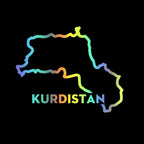 Car Sticker Kurdistan Map Outline