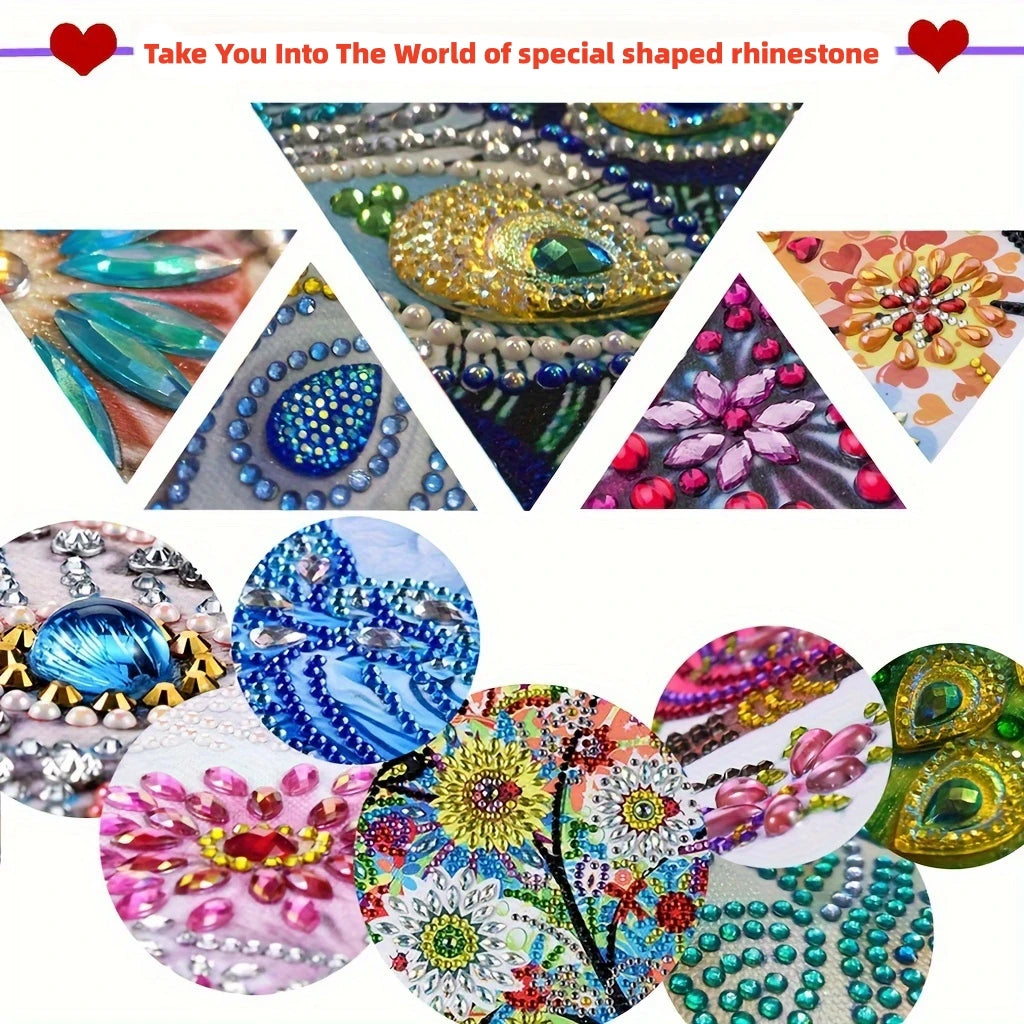 Peacock Diamond Art Table Kit