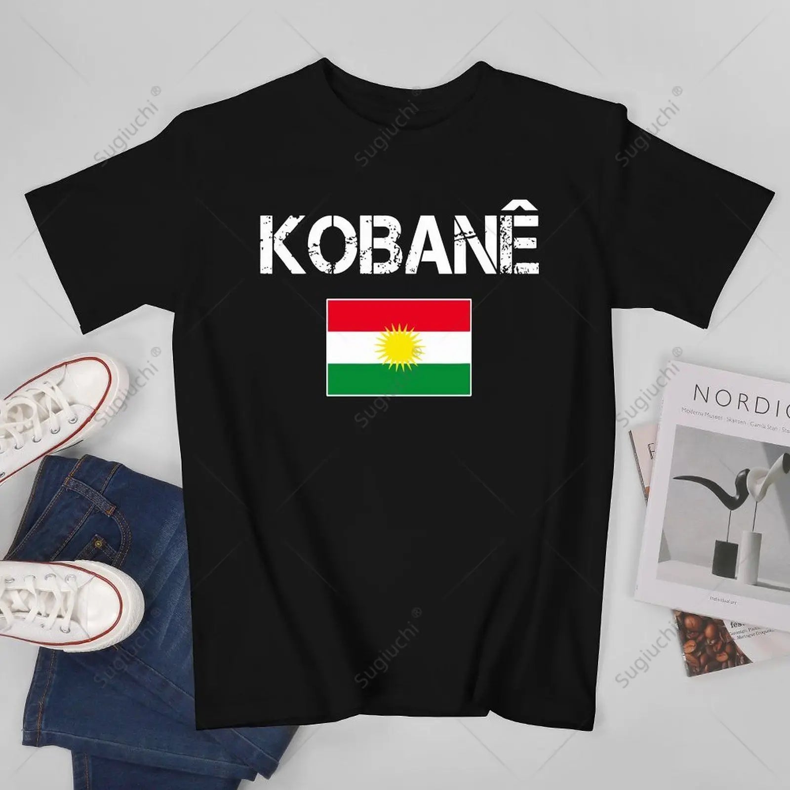 Kobane Kurdish Flag Tshirt