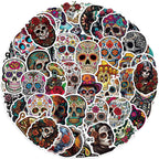 10/30/50PCS Day of the Dead Stickers Skull