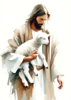 Jesus Sketch Canvas Posters