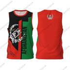 Afghanistan 3D Flag Sports T-shirts Men Fitness