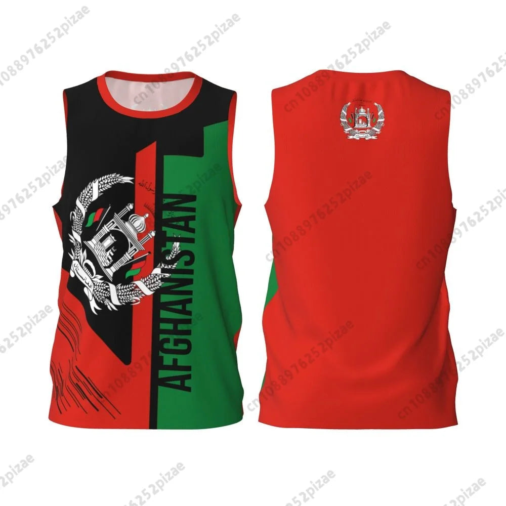 Afghanistan 3D Flag Sports T-shirts Men Fitness