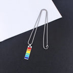 LGBTQ Rainbow Pendant Necklace