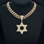 Fashion Star of David Pendant Necklace