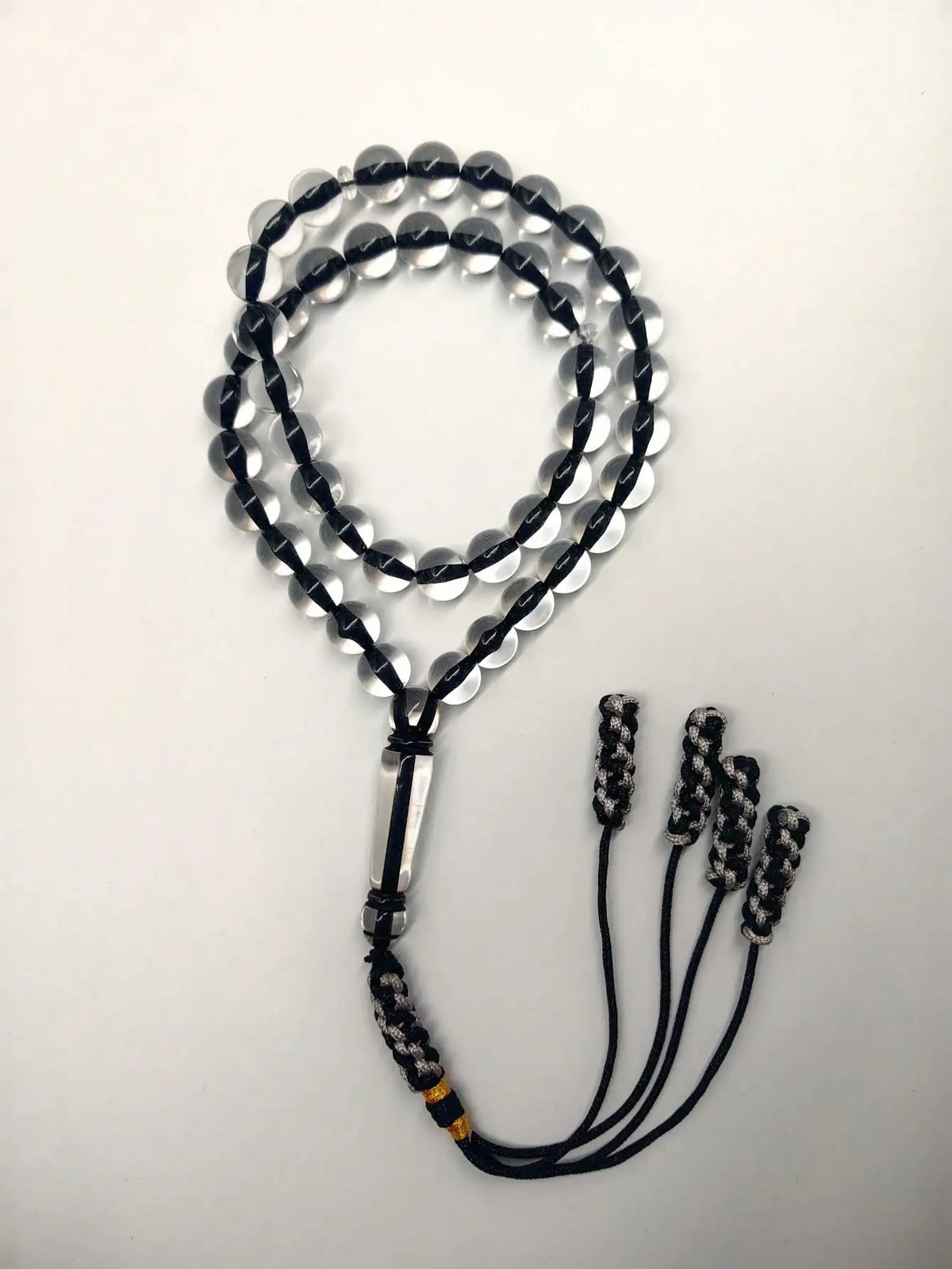 3-Color Yellow/Black/Blue Resin Tasbih