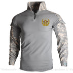 Afghan Flag Design Men's Long Sleeve Combat Uniform